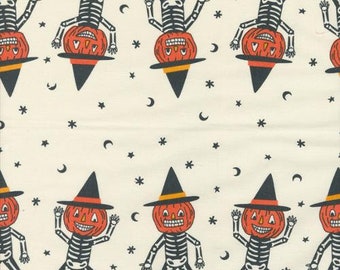 16"  Wide Toweling Retro Halloween Pumpkin.  920 311  Stacy Iest Hsu  Sold by 1/2 Yard**Just In ****