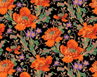 Kaffe  August 2024. Poppies  Philip Jacobs Papaver- PWPJ127.ORANGE