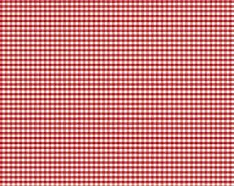 Gingham Small Red  C440-80  by Riley Blake