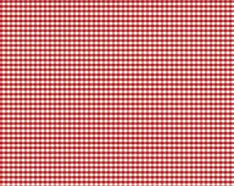 Gingham Small Red  C440-80  by Riley Blake
