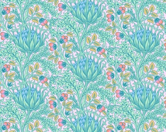 Kaffe and Morris & Co - ARTICHOKE Backing 108"   QBKW001.LAVENDER - Cotton