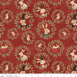 Hop Hop Hooray  C14272- Red Cameos   Teresa Kogut   Riley Blake Designs