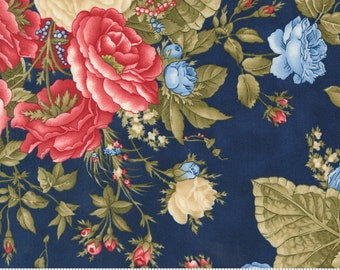 Grand Haven by Minick and Simpson. 14980 19  Navy  for Moda