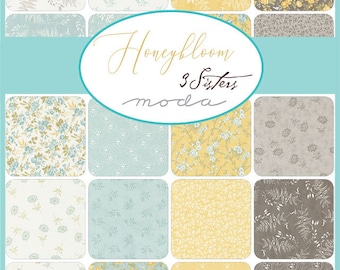 Honeybloom Mini Charm Pack 42 Pieces by 3 Sisters for Moda Fabrics 44340MC
