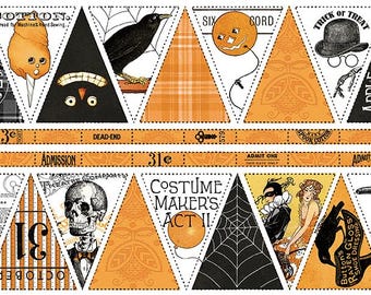 Costume Makers Act ll  PD16003  Panel  24" X 43"  J. Wecker Frisch  Riley Blake Designs Bunting     OUT OF PRINT