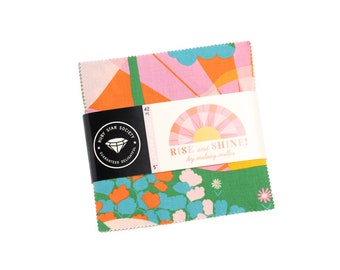 Rise and Shine Charm Pack by Melody Miller for Ruby Star Society RS0076PP 42 5" Fabric Squares