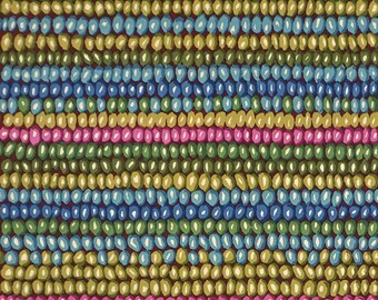 Kaffe Fassett  Collective Vintage   Beaded Stripe in Moss    PWGP050.MOSS