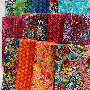 Murano FQ Bundle -Odile Bailloeul -Free Spirit  Fabrics - 17 Fat Quarters (18"X22") - Low Shipping