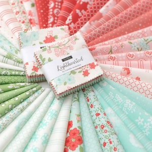 Lighthearted 34 Fat Quarter Bundle Camille Roskelley for Moda.  Free Shipping