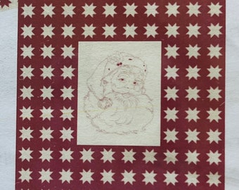Starring Santa Kit by Primitive Gatherings Red w/White   ***Free Shipping****