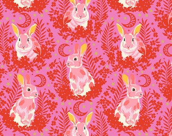 Tula Pink Besties - Hop To It    PWTP215 Blossom. Free Spirit