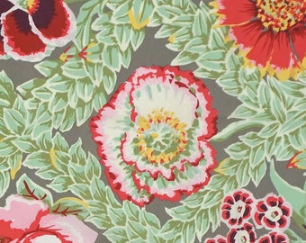 Kaffe Fassett  Collective Vintage Flower Lattice in Leafy     PWGP011  Jewel