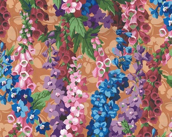 Philip Jacobs  Cottage Garden   PWSL139.MULTI   Delphinium & Foxglove   Gorgeous ***Just Released****