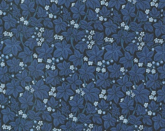 Moda Morris Meadow 8375 15 Kelmscott Blue  Barbara Brackman