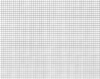 Sew Journal J. Wecker Frisch  C13886  Black  Vintage Graph Paper   IN STOCK