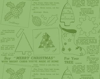 Green Handmade Classic Christmas  by J. Wecker Frisch  for  Riley Blake Designs **Just In ****