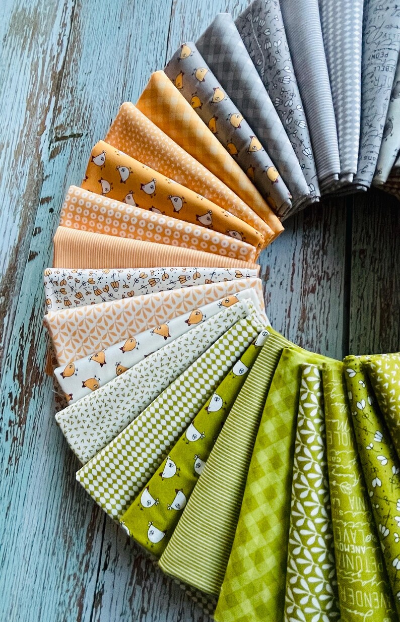 Moda Spring Chicken Spring Chicken FQ Bundle - Sweetwater Moda Fabrics - 38 Fat Quarters ...
