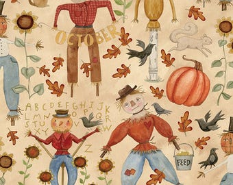 Bittersweet Farm   Main Print   C14850 Cornsilk  by Teresa Kogut