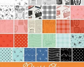 Press On Main 10" Layer Cake by J. Wecker Frisch for Riley Blake  10" squares