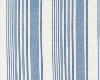 Moda Denim and Daisies Wovens   12222 11. Stripe. Fig Tree