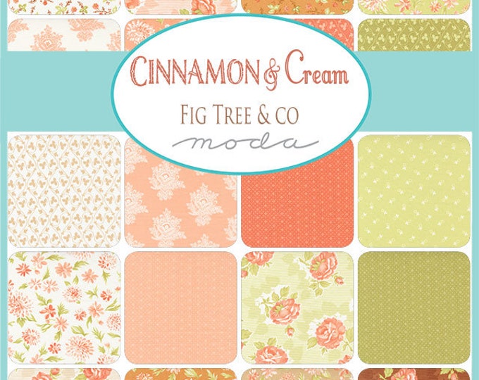 Moda Fig Tree Cinnamon and Cream 40 Fat Quarter Bundle **yummy Colors ...