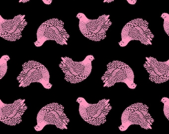 Moda Ruby Star Fabric Backyard RS2086 15      Pink Hens   In Stock and Shipping. Love this line
