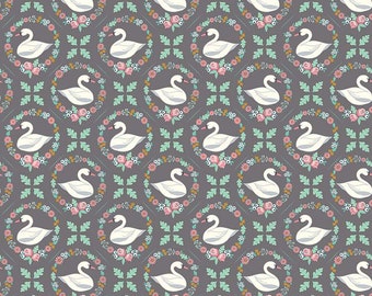 Swan Serenade by Riley Blake   SC13261  Gray