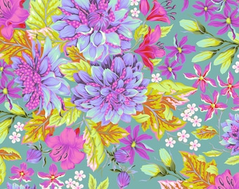 Tula Pink  UNTAMED  PWTP234 Cosmic   Hello Dahlia