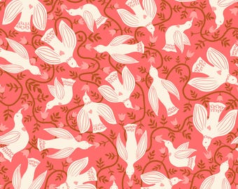 Ruby Star Endpaper  RS6048 11L Strawberry Canvas