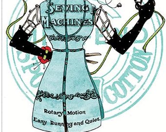 She Who Sews  Seamstress  Panel   J. Wecker Frisch  ****JUST In