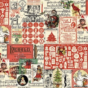 Collage   Classic Christmas  by J. Wecker Frisch  for  Riley Blake Designs **Just In ****