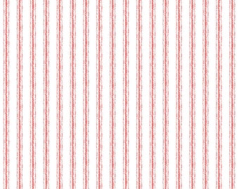 Riley Blake Peace on Earth  C13456 White/Red Stripe