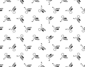 Press On  C15261-Black Mini Irons  J. Wecker Frisch  Riley Blake Designs ***In Stock - Shipping Now****