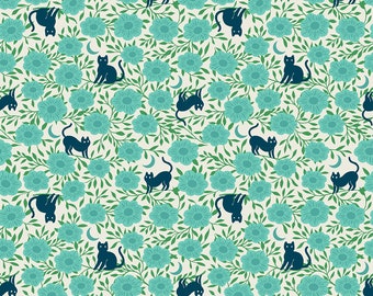 Moda Ruby Star Fabric Backyard RS2088 11       Green Cats   In Stock and Shipping. Love this line