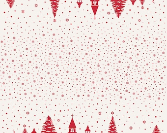 Buon Natale  by Fig Tree   White   for Moda. 35407 24