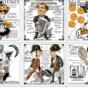 Costume Makers Act ll. PD16001  Panel  24&quot; X 43&quot;  J. Wecker Frisch  Riley Blake Designs ***In Stock - Shipping Now****