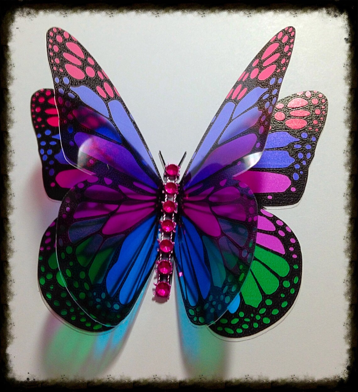 Monarch Butterfly & Push Pins Etsy