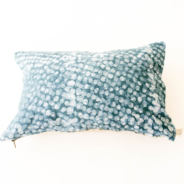 Teal Lumbar Pillow Etsy