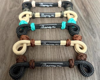 Rope Bit Hobbles | Handmade Western Bridle Accessory