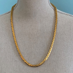 Gold Plated Heavy Gauge Chain Link Necklace