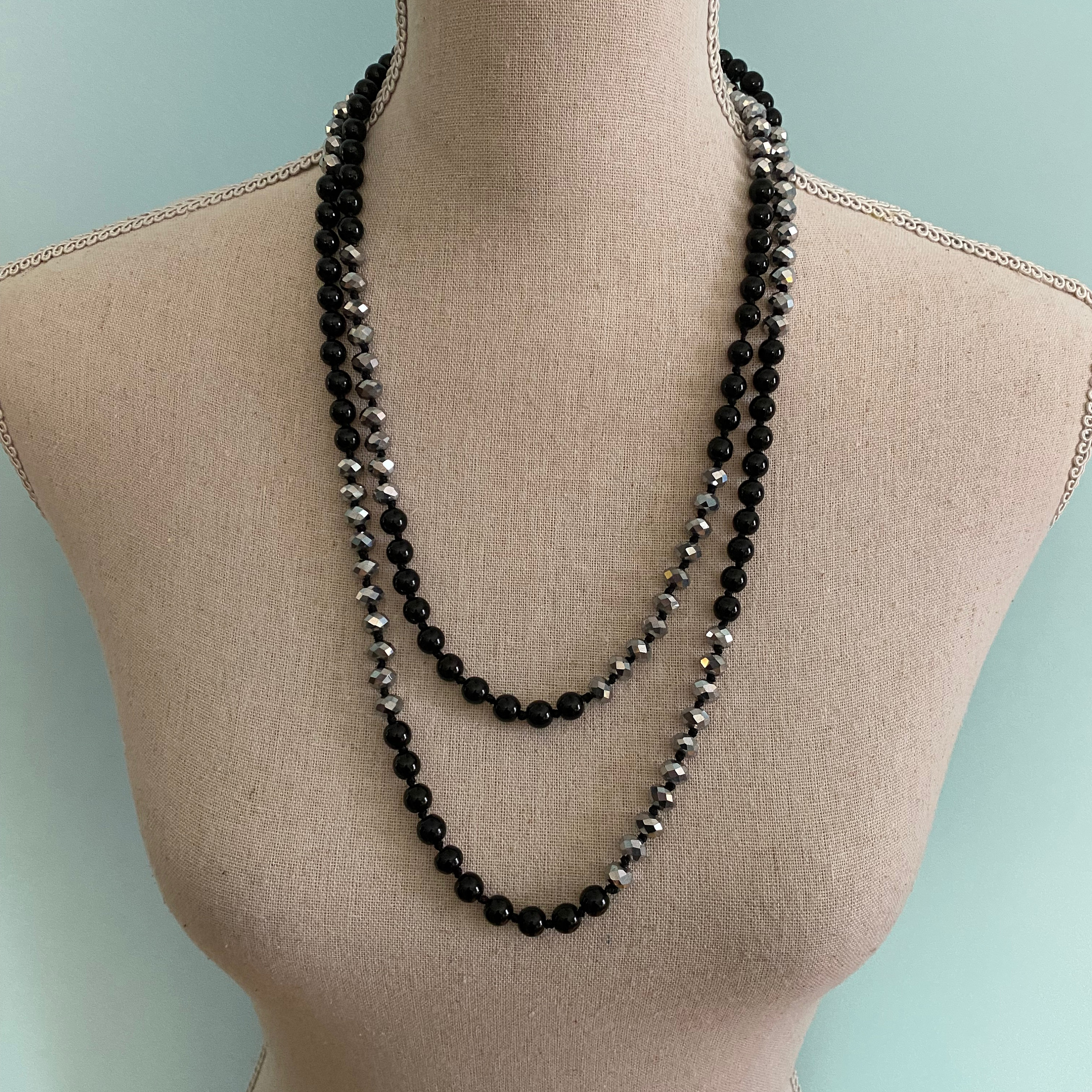 OODECO 【COTTON】BLACK with SILVER BEADS il_fullxfull.5510940925_1cdz.jpg