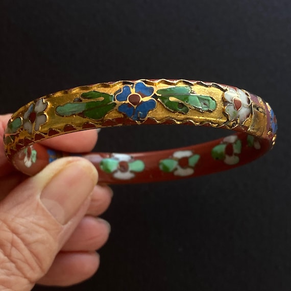 Ornately Decorated Chinese Export Champlevé / Cloisonné Hinged
