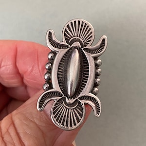 ESS (edison Sandy Smith) STERLING Navajo Ring - Etsy