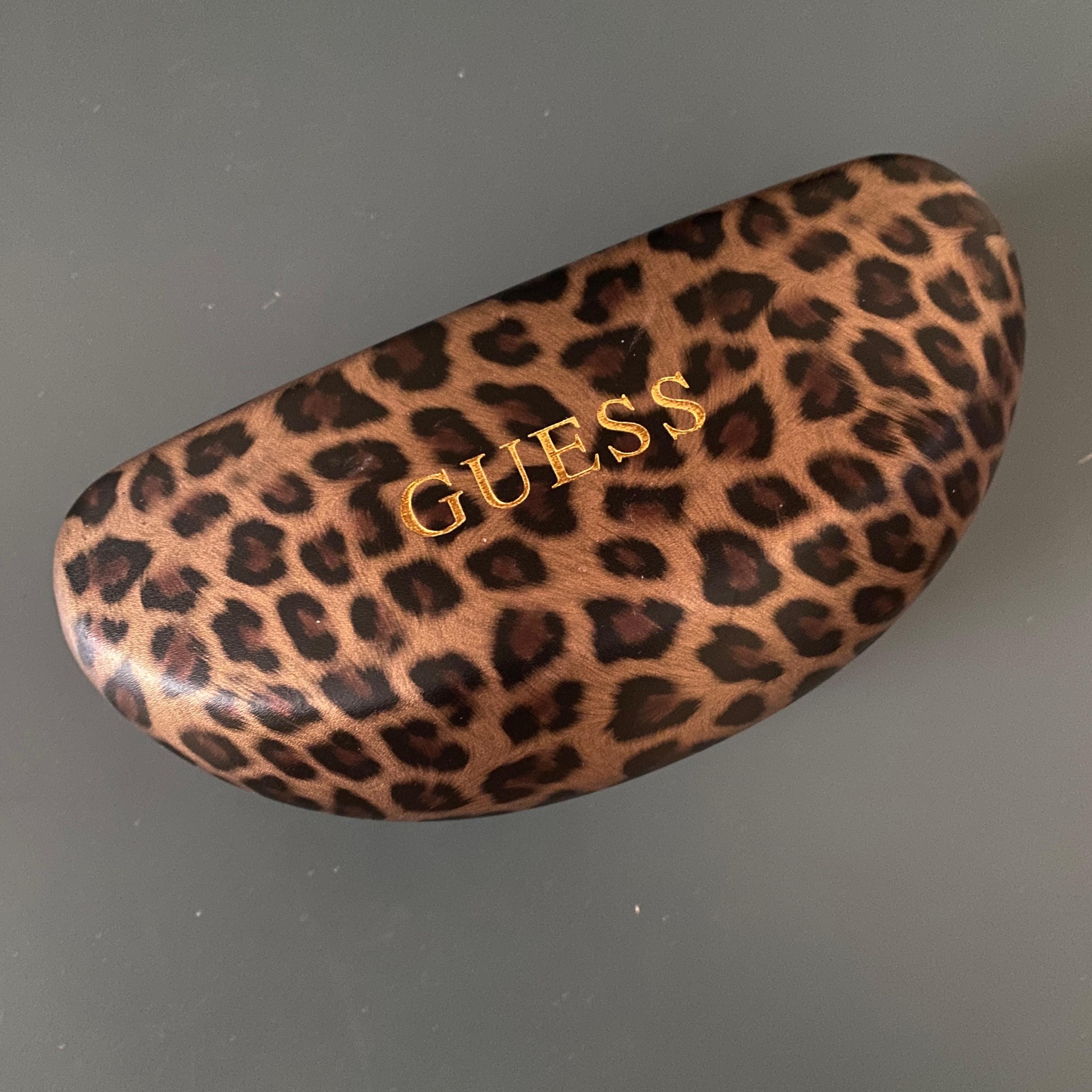 Guess Aviator Sunglasses with Gradient Lenses and Leopard Print Case GUESS Gold GU7885 Aviator Sunglasses main image 2