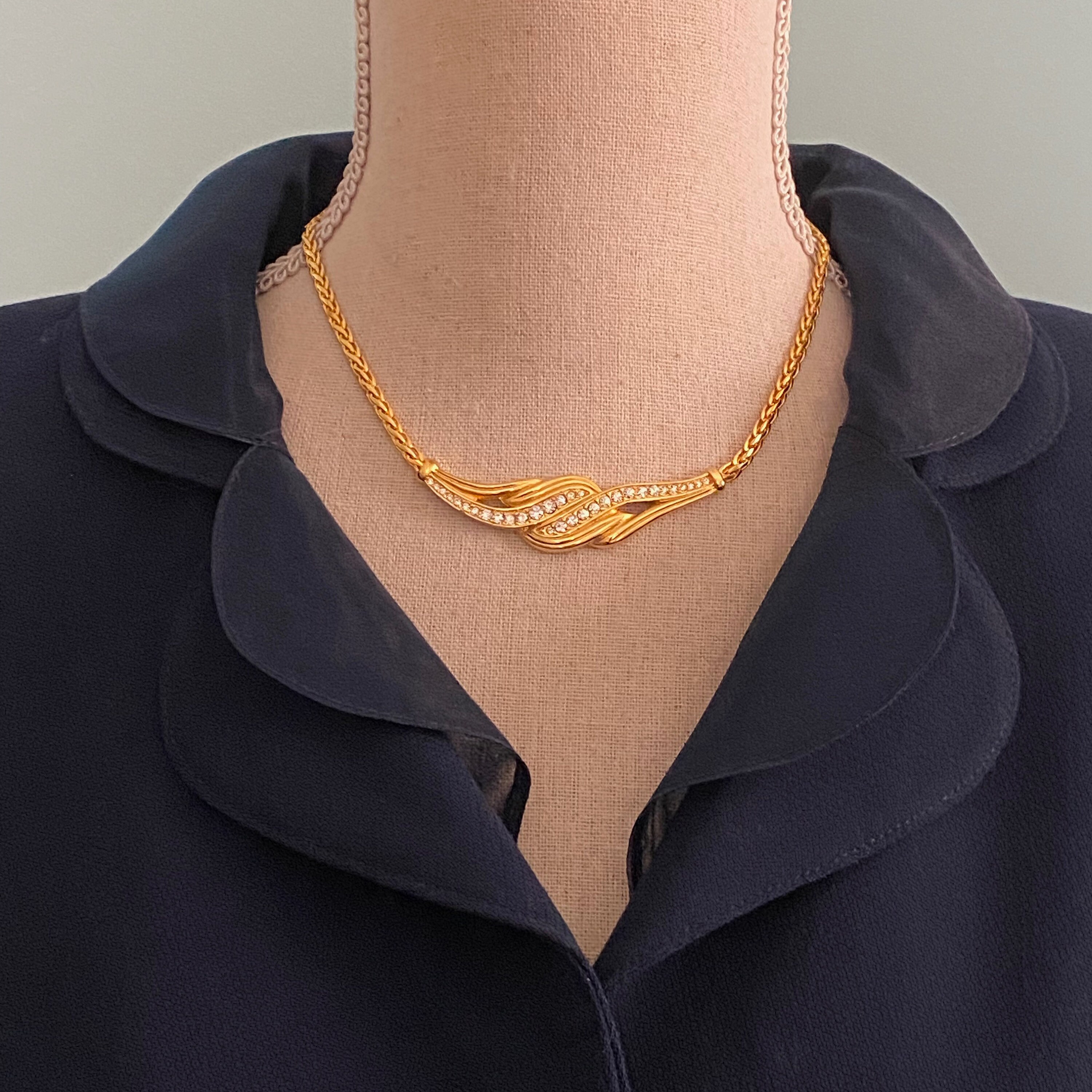 ◆VINTAGE HOLLYWOOD◆ Ornament Drop Necklace VH249ONE002M ☆ VINTAGE HOLLYWOOD☆ Ornament Drop Necklace VH249ONE002M