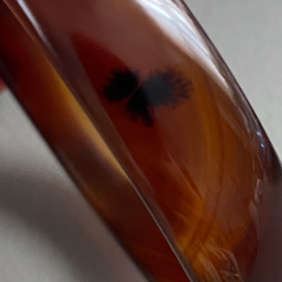 Simply Elegant Translucent Brown & Caramel Banded… - image 6