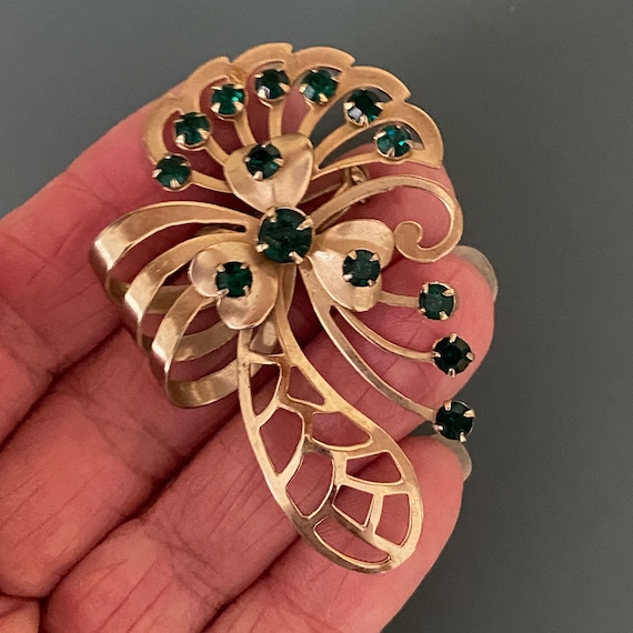 Broche barrette ancienne saphirs Guena | Caillou Paris