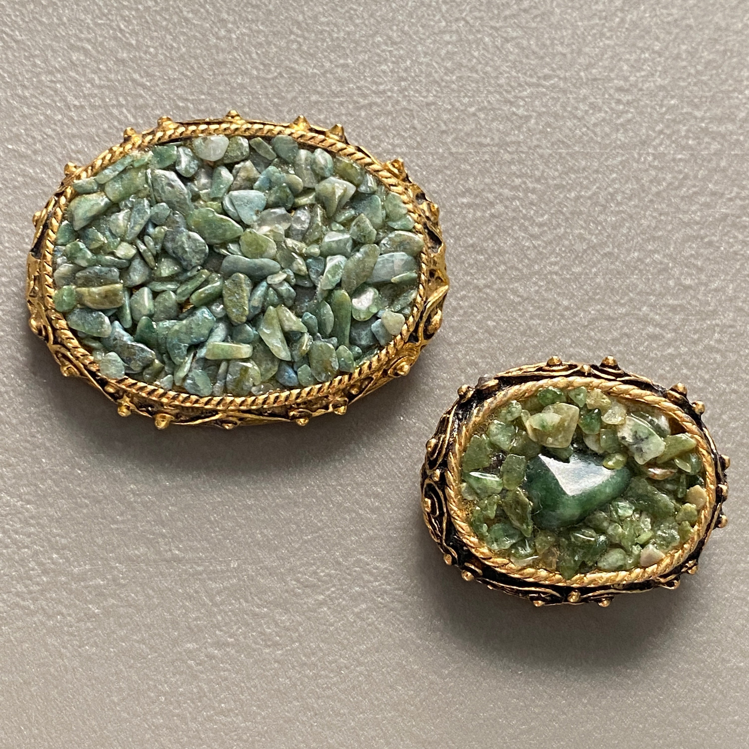Swoboda jade brooch - Etsy 日本