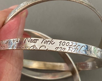 Tiffany and co 925 bracelet deals 1997