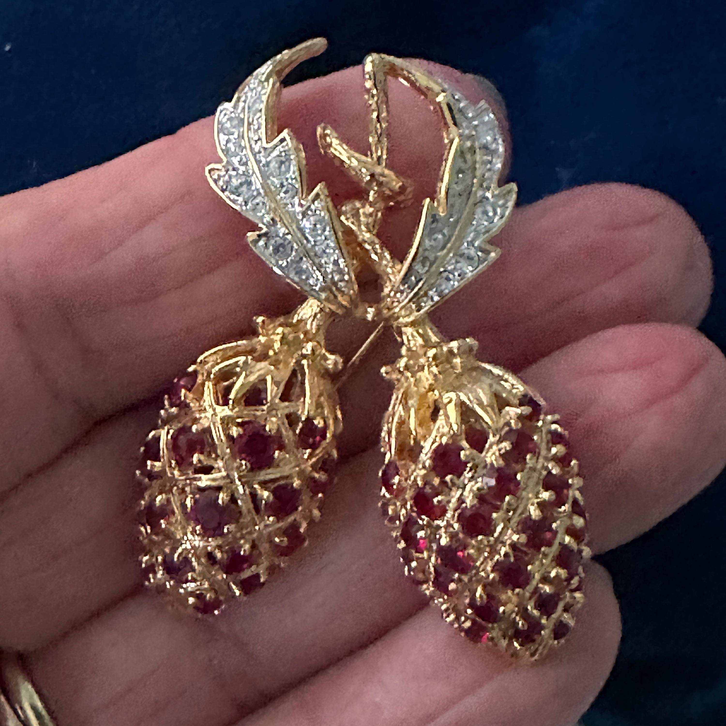 Jacqueline Kennedy Collection Pineapple Brooch: Camrose & Kross